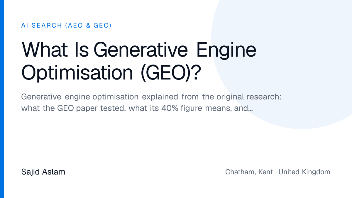 Diagram of a generative engine choosing and citing sources